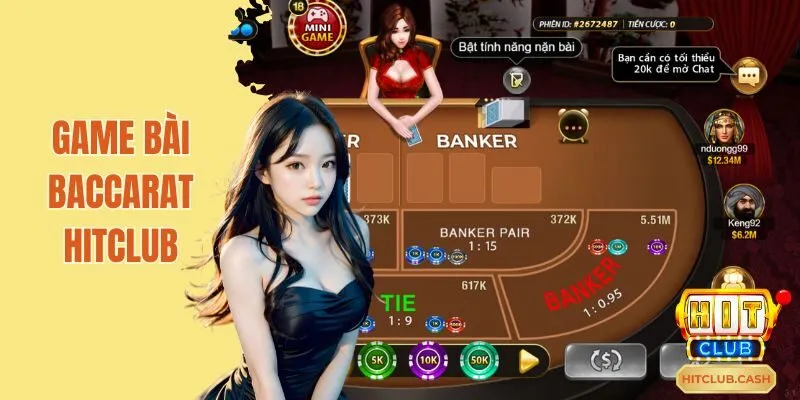 Game bài Baccarat Hitclub