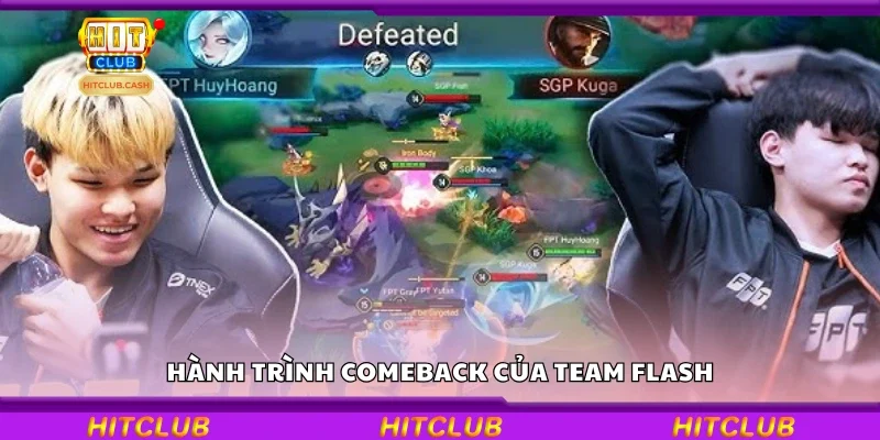 Hành trình comeback của Team Flash